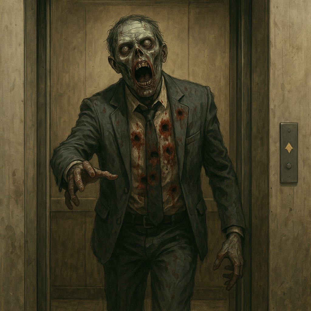 Zombie in a elevator